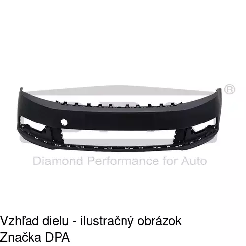 Predný nárazník 95D107 /POLCAR/ - obr. 3