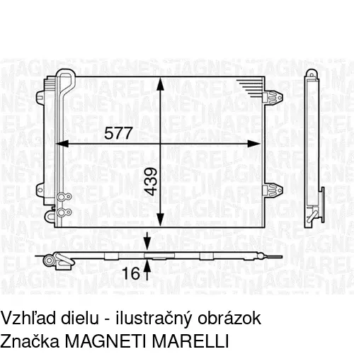 Chladiče klimatizácie POLCAR 95D1K82X