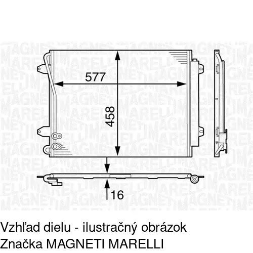 Chladiče klimatizácie POLCAR 95D1K8C1