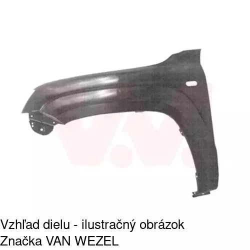 Predný blatník 95P101 /POLCAR/ - obr. 1