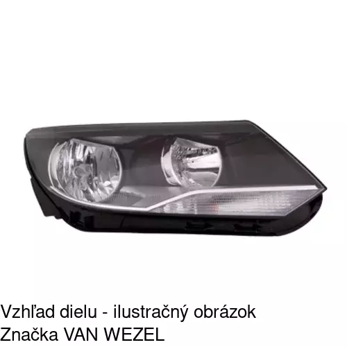 Hlavný reflektor 95X110-H /POLCAR/ - obr. 5