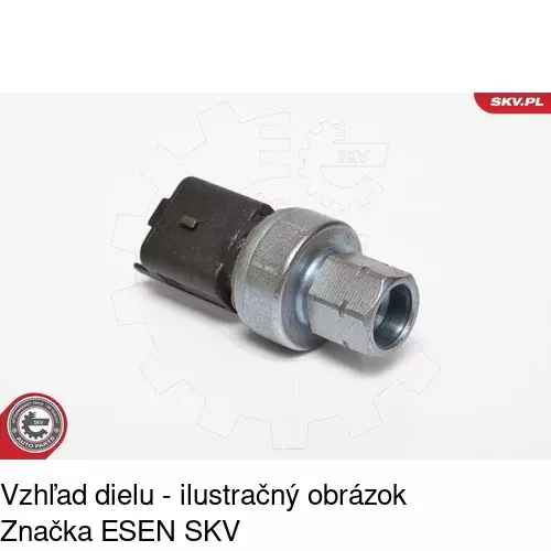 Čidlo klimatizácie CK0031 /POLCAR/ - obr. 2