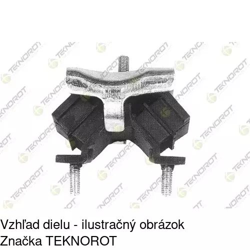 Silentblok motora RE-EM044 /POLCAR/ - obr. 2