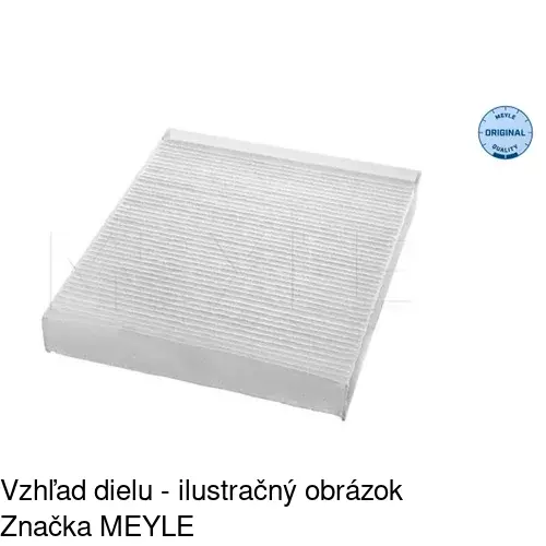 Kabínový filter s uhlíkom S11-1027 /POLCAR/ - obr. 1
