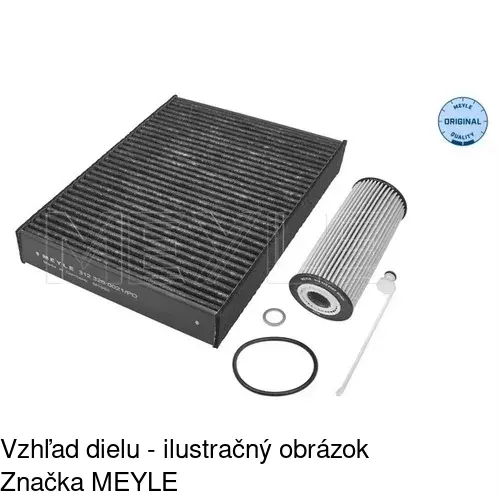 Kabínový filter s uhlíkom POLCAR S11-1096