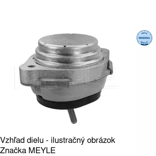 Silentblok motora S2220029 /POLCAR/ - obr. 1