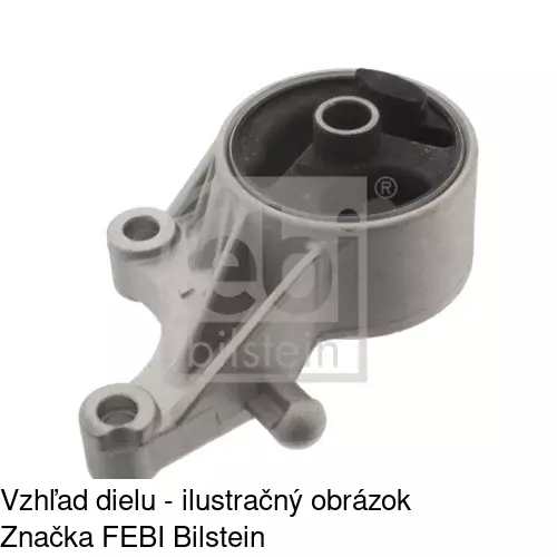 Silentblok motora POLCAR S2255044