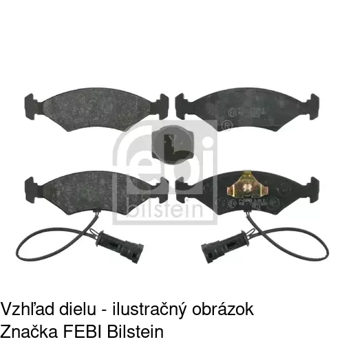 Brzdové dosky S70-0030 /POLCAR/ - obr. 3