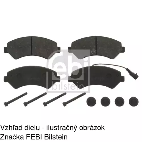 Brzdové dosky POLCAR S70-0099