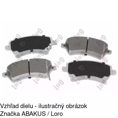 Brzdové dosky S70-0100 /POLCAR/ - obr. 4