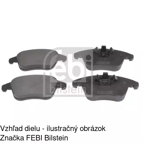 Brzdové dosky S70-0224 /POLCAR/ - obr. 2