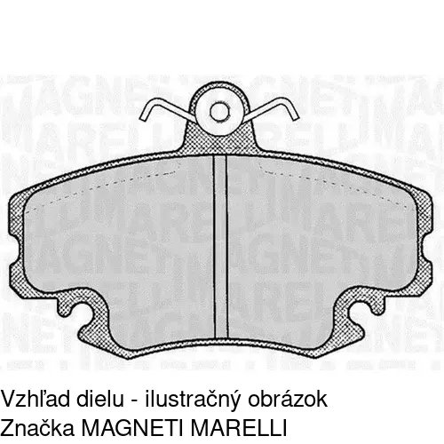 Brzdové dosky S70-0323 /POLCAR/ - obr. 5