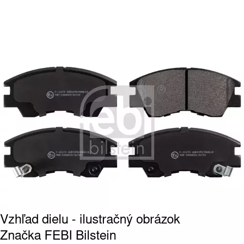 Brzdové dosky S70-0325 /POLCAR/ - obr. 5