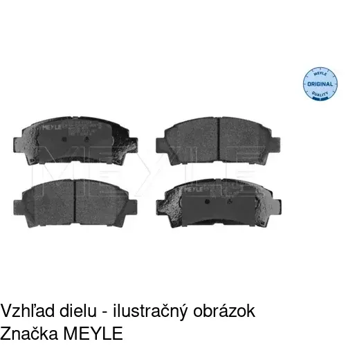 Brzdové dosky S70-0336 /POLCAR/ - obr. 4