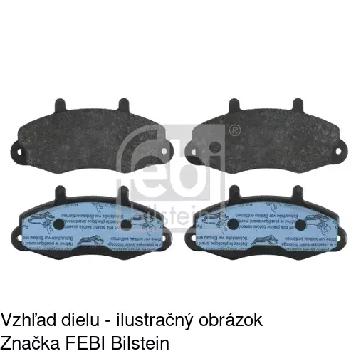 Brzdové dosky S70-0396 /POLCAR/ - obr. 4