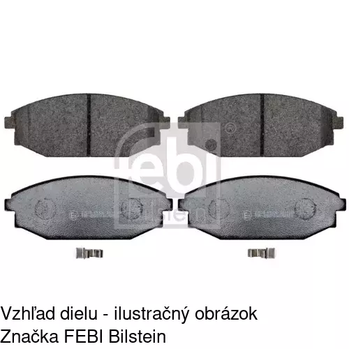 Brzdové dosky POLCAR S70-0514