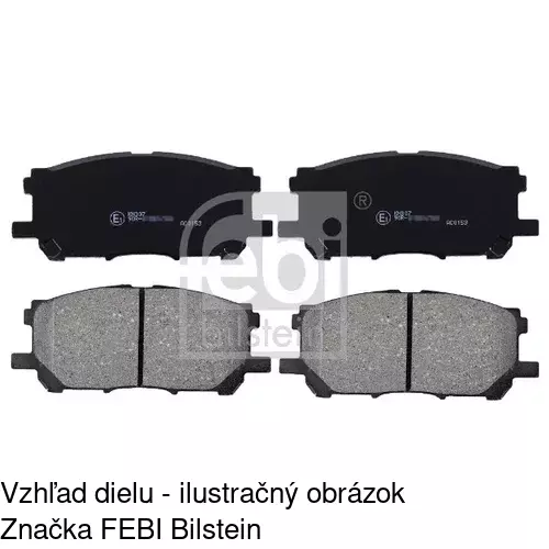 Brzdové dosky POLCAR S70-0557