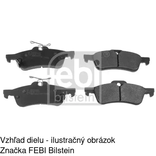 Brzdové dosky POLCAR S70-1551