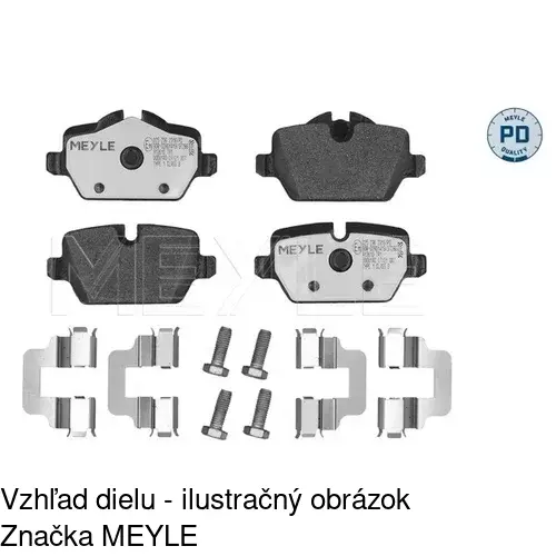 Brzdové dosky S70-1614 /POLCAR/ - obr. 4