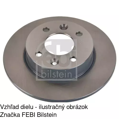 Brzdový kotúč S71-0128 /POLCAR/ - obr. 2