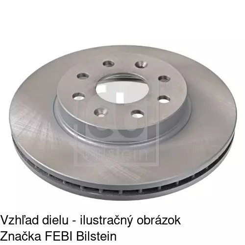 Brzdový kotúč S71-0210 /POLCAR/ - obr. 2