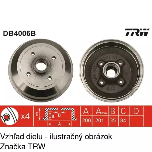 Brzdový kotúč S71-0213 /POLCAR/ - obr. 1