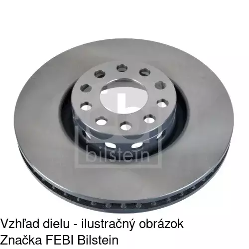 Brzdový kotúč POLCAR S71-0258