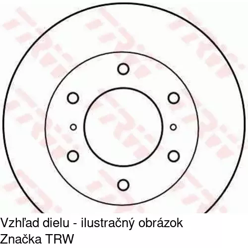 Brzdový kotúč S71-0336 /POLCAR/ - obr. 2