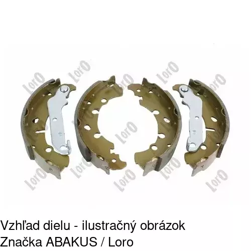 Brzdové čeľuste S72-1013 /POLCAR/ - obr. 4