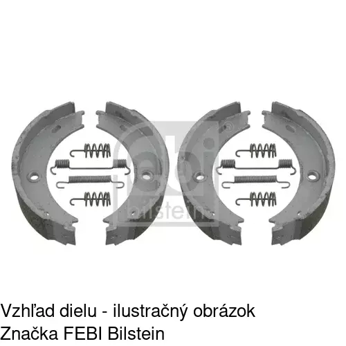 Brzdové čeľuste POLCAR S72-1016