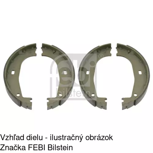 Brzdové čeľuste POLCAR S72-1035