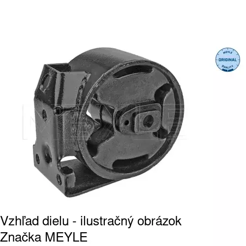Silentblok motora SC-6 /POLCAR/ - obr. 1