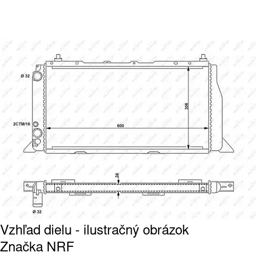 Chladiče vody 130708A2 /POLCAR/ - obr. 2