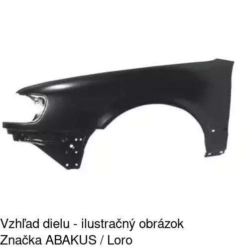 Predný blatník 131601 /POLCAR/ - obr. 1