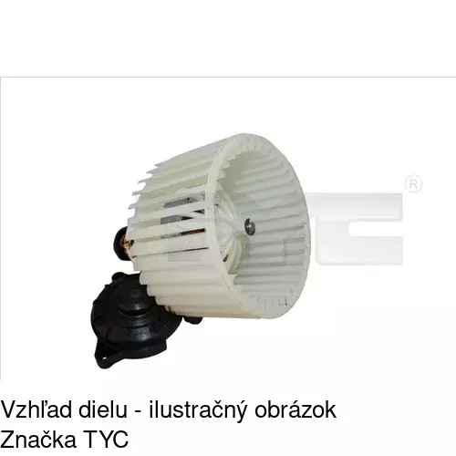 Ventilátory kúrenia POLCAR 1316NU-1