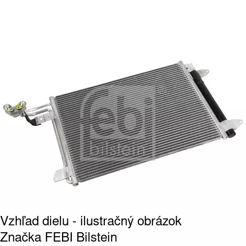 Chladiče klimatizácie 1323K8C2S /POLCAR/ - obr. 5