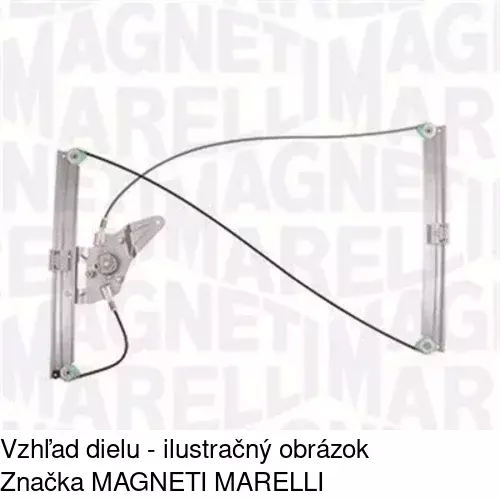 Mechanizmus sťahovania okna elektrický bez motora 1323PSG1 /POLCAR/ - obr. 1