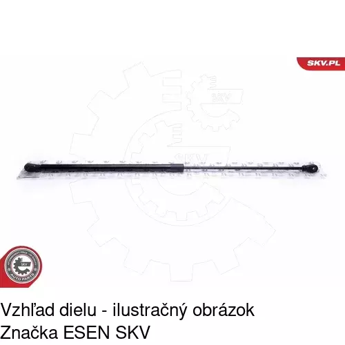 Plynová pružina 1324ASD /POLCAR/ - obr. 5
