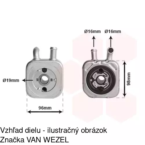 Chladiče oleja 1325L8-2 /POLCAR/ - obr. 5