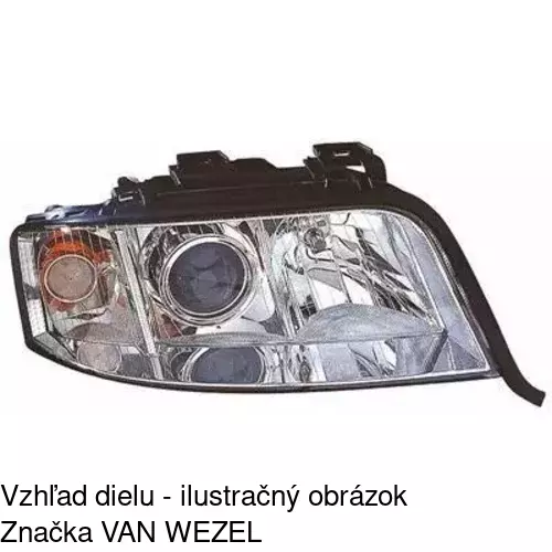 Hlavný reflektor 1327107E /POLCAR/ - obr. 2