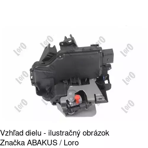 Vnútorná zámka dverí 1327ZC-2 /POLCAR/ - obr. 5