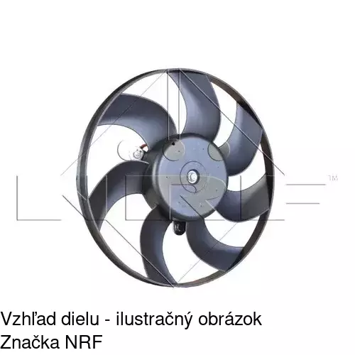 Ventilátor bez krytu / podpery 133123U3 /POLCAR/ - obr. 3