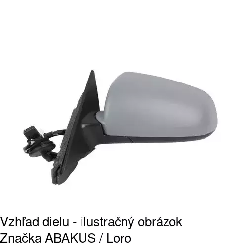 Vonkajšie zrkadlo 1331514M /POLCAR/ - obr. 3
