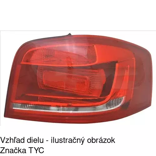 Zadné svetlo POLCAR 133288-E