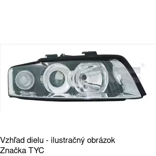 Hlavný reflektor POLCAR 133410-V
