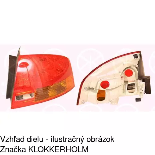 Zadné svetlo 1335880E /POLCAR/ - obr. 1