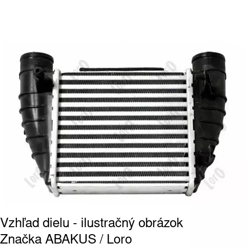 Chladiče vzduchu (Intercoolery) 1335J8-4 /POLCAR/ - obr. 3