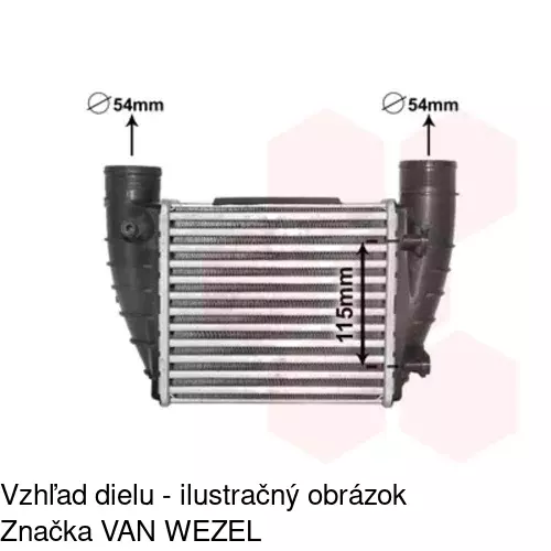 Chladiče vzduchu (Intercoolery) 1335J8-4 /POLCAR/ - obr. 4