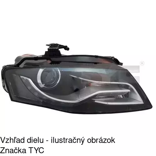 Hlavný reflektor 1337093E /POLCAR/ - obr. 2