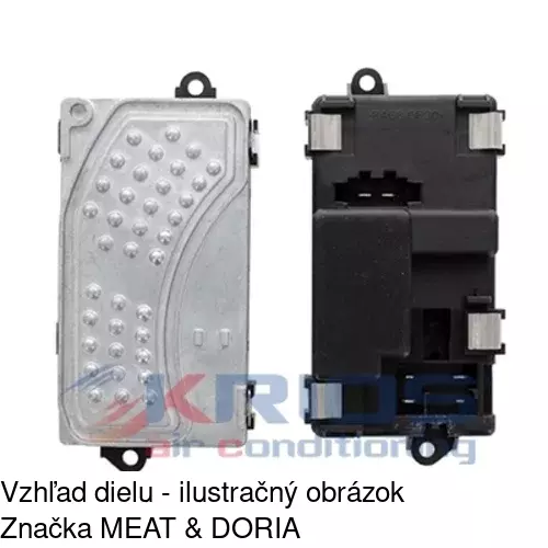 Ovládače klimatizácie 1338KST-1 /POLCAR/ - obr. 2